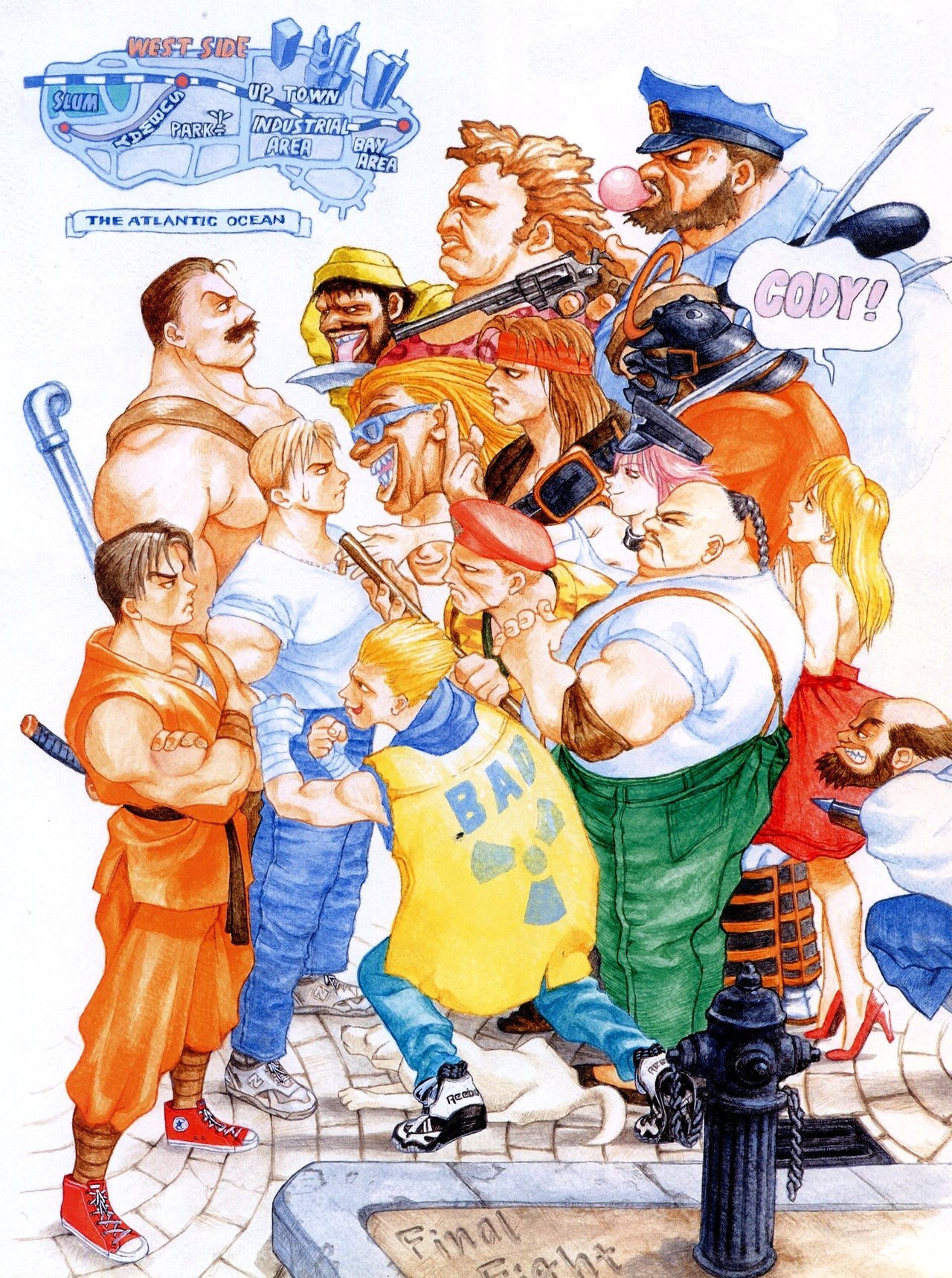 Final Fight Retrospective Artwork History The Fighters Generation 